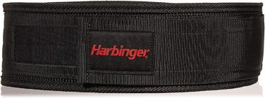 Пояс для важкої атлетики Harbinger нейлоновий, фітнес силовий тренінг FirmFit Belt 19 см L