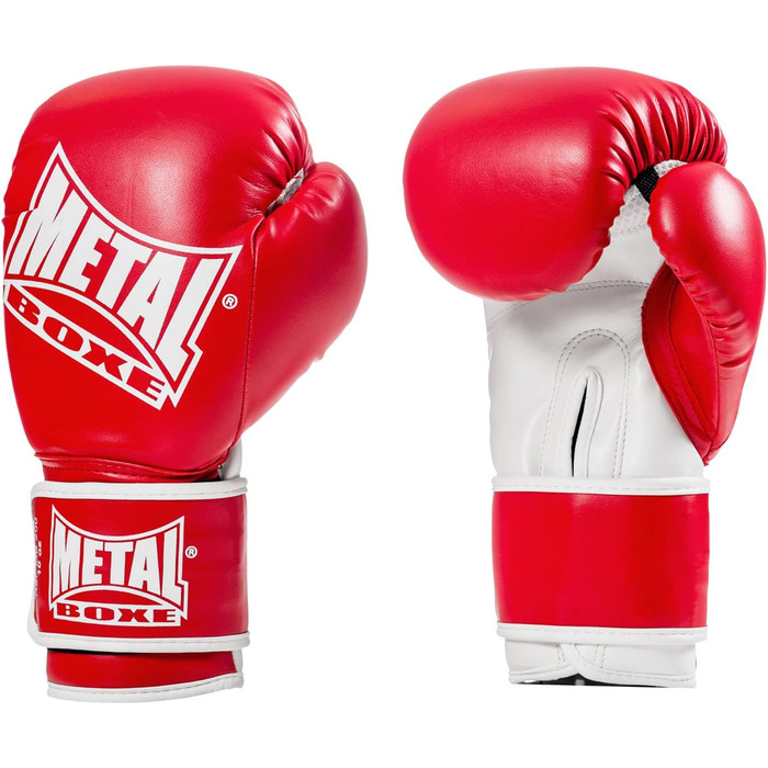 Боксерські рукавички METAL BOXE MB200 (340 г, червоні)