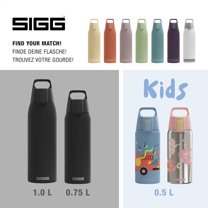 Термос SIGG Shield Therm One, 0,75 л, герметичний, без бісфенолу А