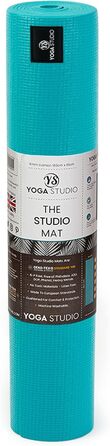 Килимок для йоги Yoga Studio Sticky, бірюзовий, 183x60,6 см, нековзний