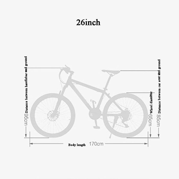 Дитячий велосипед Гірський велосипед, алюмінієва сталева рама 27 швидкісних передач Шосейний велосипед з амортизаторами Шосейний велосипед для чоловіків і жінок (колір стиль 1, розмір 26 дюймів 24 швидкість)