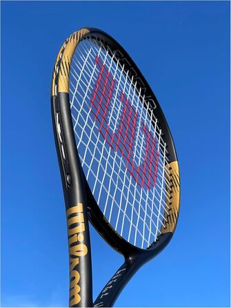 Ракетка для дорослих Wilson Serena Elite 103, чорна/золота ручка 1 (4 1/8')