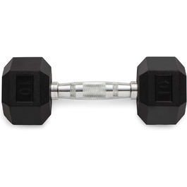 Гантель Weider Rubber Hex 4,5 кг