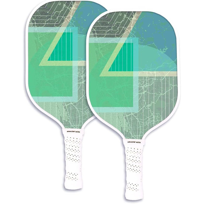 Професійні ракетки для піклболу Amazin' Aces Signature, графітові, полімерне стільникове ядро, набір для піклболу