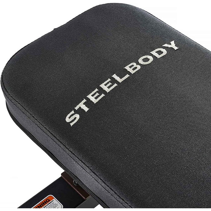 Лавка з регульованою вагою SteelBody STB-10105 Deluxe, чорна, One size