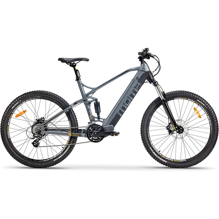 Електровелосипед Moma e-MTB 27.5", підвіска, SHIMANO 24 швидк., акум. 48В 13Ач