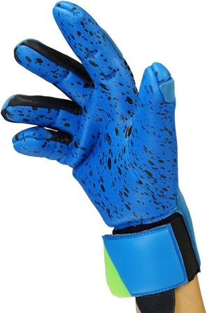 Рукавички Uhlsport Aquagrip Hn синій/чорний/зелений, розмір 8