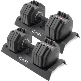 Регульована гантель CAP Barbell ADJUSTABELL, 5,7/11,3/25 кг, одна або пара