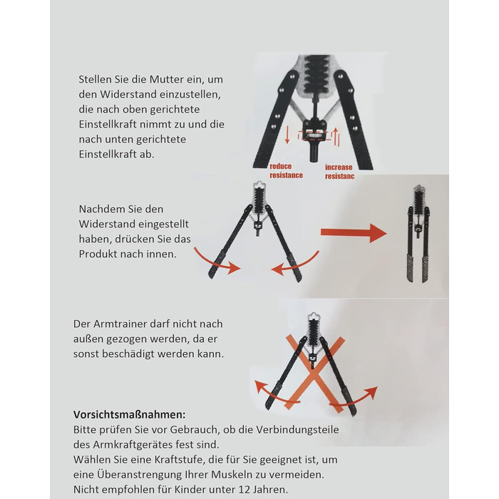 Тренажер Power Twister Grip 10-200 кг, iMeshbean Arm Trainer