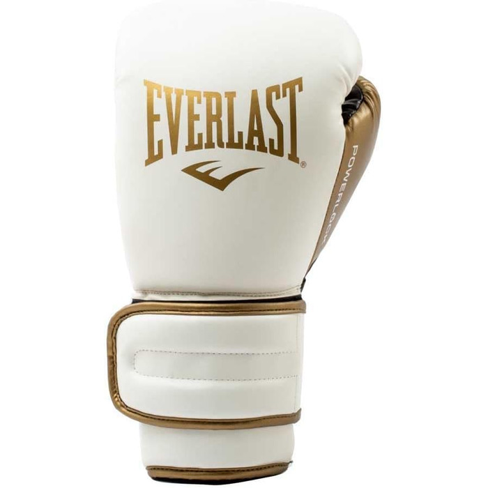 Рукавички Everlast Powerlock2 білі/золоті 12 унцій для тренувань