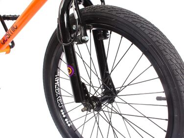 Дитячий велосипед KHE BMX Cosmic ORANGE червоний 20 дюймів з ротором Affix всього 11,1 кг