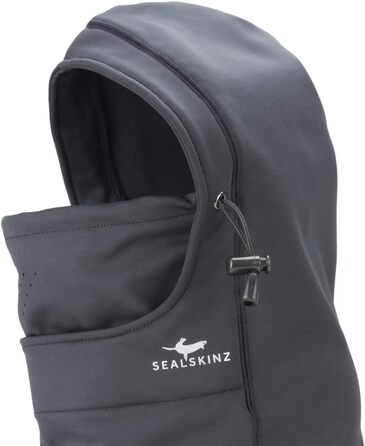 Гетри на голову всепогодні водонепроникні SEALSKINZ Black L-XL