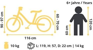 Дитячий велосипед BIKESTAR для дівчаток і хлопчиків від 3, 4, 5, 6 років 12-дюймовий 16-дюймовий 20-дюймовий дитячий велосипед BMX Freestyle Велосипед для дітей Безризикова пробна версія 20 дюймів Синій і зелений