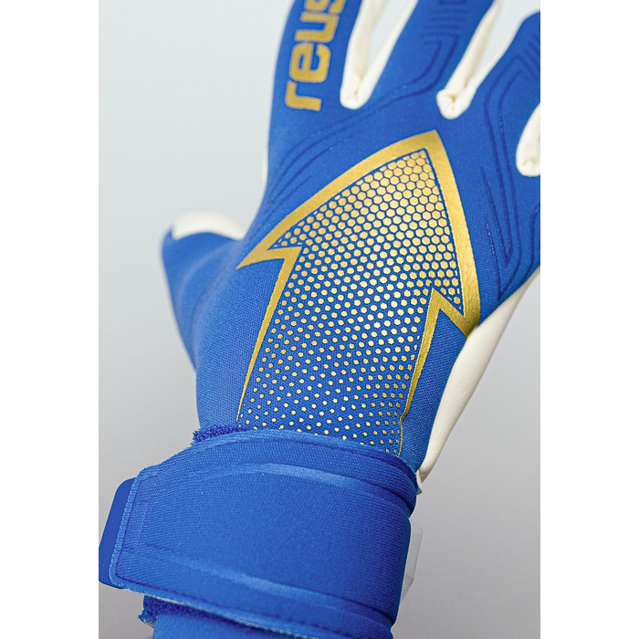 Воротарські рукавички Reusch Arrow Grip Gold X для дорослих, внутрішній шов, універсальні для всіх типів полів, футбольні рукавички чоловічі/унісекс