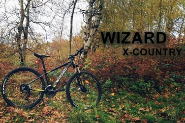 Велосипед Wizard X-Country 3.5 Дорослий чоловічий гірський велосипед Deore 27 швидкісний MTB CC Cross 27.5 дюймовий жовтий розмір рами 54 см/21 дюйм