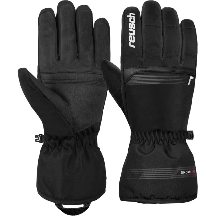 Рукавички Reusch Snow King Unisex (розмір 10, чорно-білі)