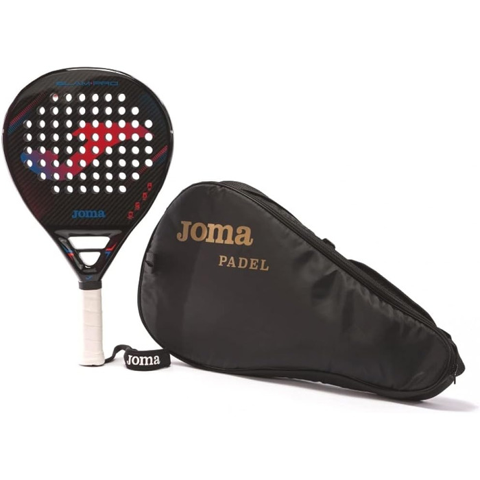 Ракетка JOMA Slam Pro Power Padel (Чорна/Червона)