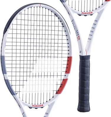 Ракетка Babolat Strike Evo Unstrung 35 Біл/Черв/Чорний