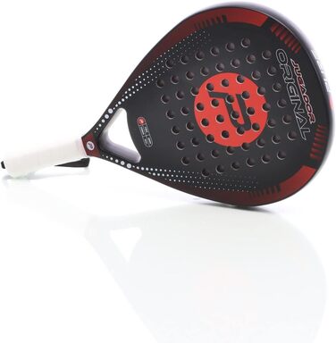 Ракетка LUXTRI Padel Jugador для початківців 360г Fiberglass/Eva (Jugador Original Black-Red)