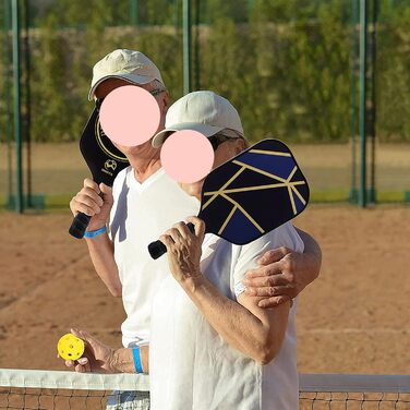 Ракетки Lvprador Pickleball, схвалено USAPA, скловолокно, міцне, легке