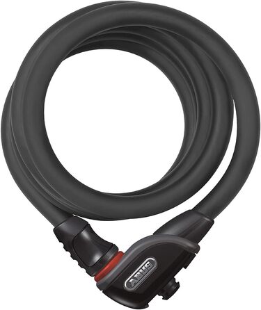 Велозамок ABUS Phantom 8950/180 TexFL з тримачем, кабельний, 12/15 мм, рівень захисту 5, чорний