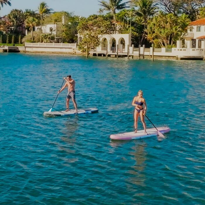 SUP весло Niphean, плаваюче весло для каяка, розбірне (3 або 4 частини), регульоване двостороннє весло для SUP (198–218 см), міцне весло для сапборду, помаранчеве