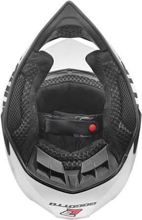 Шолом для мотокросу Bogotto V321 Solid, захисний, матовий чорний