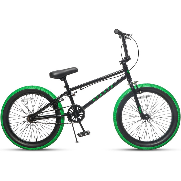 Велосипед AVASTA Freestyle BMX Black & Green 20'' від 5 років