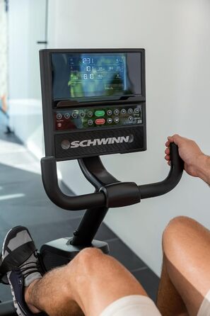 Фітнес-велосипед Schwinn 590R, РК-дисплей, додатки JRNY/Zwift, 25-ступ. гальмо