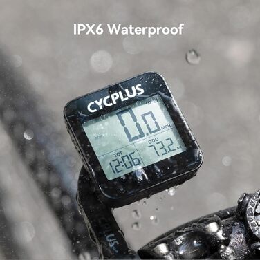 Велокомп'ютер CYCPLUS G1 GPS бездротовий водонепроникний спідометр IPX6