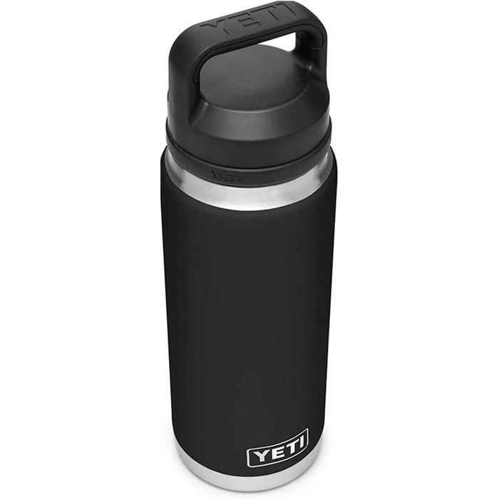Термобутилка YETI Rambler з кришкою Chug, чорна, 760 мл