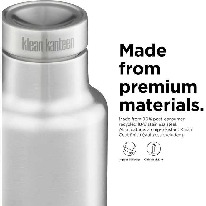 Пляшка для води Klean Kanteen Men's Classic Vi (739 мл, матова нержавійка)