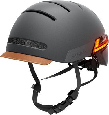 Розумний велосипедний шолом LIVALL BH51M для дорослих з Bluetooth, автоматичним сенсором, LED-підсвіткою, SOS-сигналом, вбудованими мікрофоном і динаміками, знімним візором, для велосипеда, скейтборда, електровелосипеда