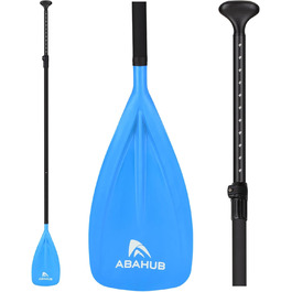 Весло телескопічне Abahub 3-Piece SUP 173-213см, алюміній, синє