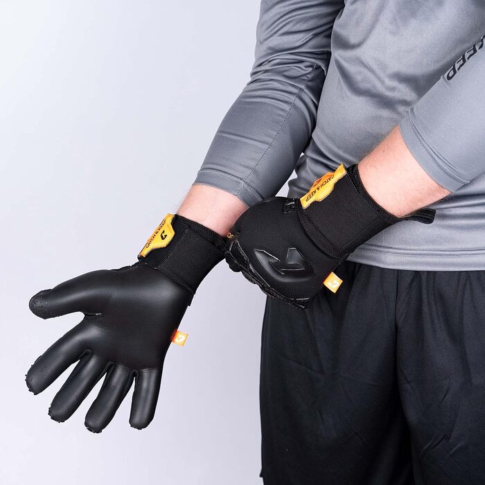 Професійні воротарські рукавички CATCH & KEEP Fly Soul Octopus Grip Hybrid Cut, футбольні, дихаюча сітка, Punching Zone 3.0