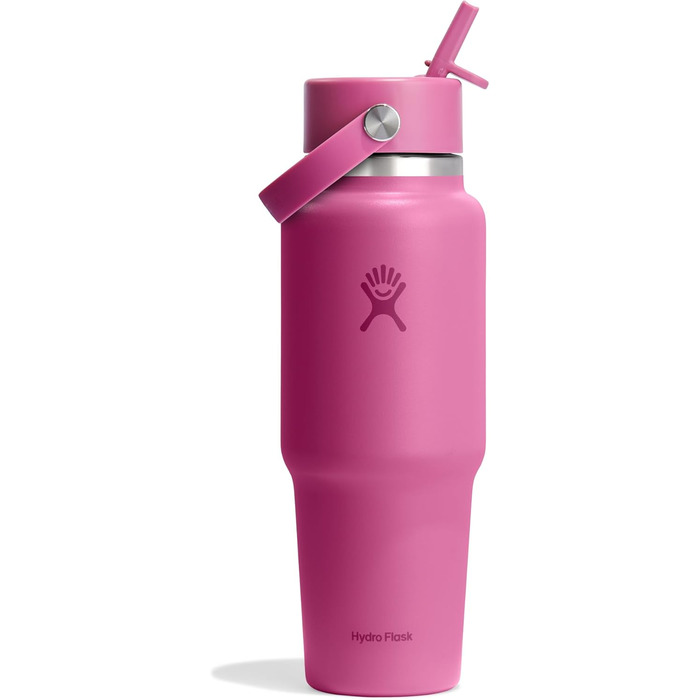 Гідрофляга Hydro Flask 946 мл – термос-пляшка з нержавіючої сталі з вакуумною ізоляцією TempShield, герметична кришка з трубочкою, Reef