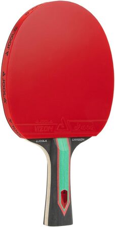 Настільний тенісний ракетка JOOLA RED Carbon Control з вуглецевим шаром, накладками Vizon та магнітною коробкою