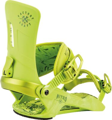 Нітро сноуборди RAMBER '22 Freestyle Binding (F.C.S.-LIME, L)