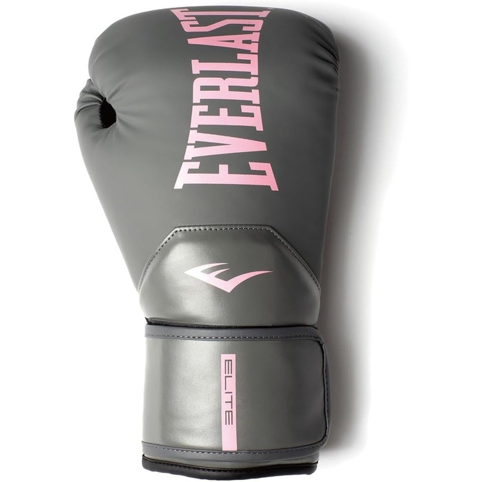 Жіночі боксерські рукавички Everlast Elite Prostyle 396.9 г (14 унцій) Сірий / Рожевий