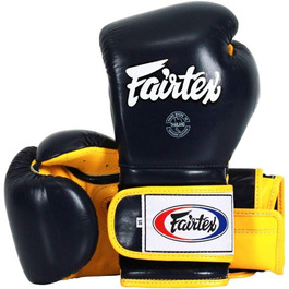 Боксерські рукавички Fairtex BGV9, чорно-жовті, 16 унцій