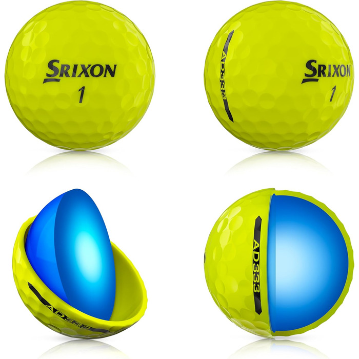 М'ячі для гольфу Srixon AD333 11 - відстань, швидкість, контроль