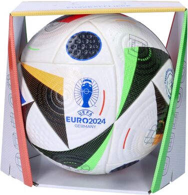 М'яч adidas Euro24 Pro Білий/Чорний/Globlu Розмір 5