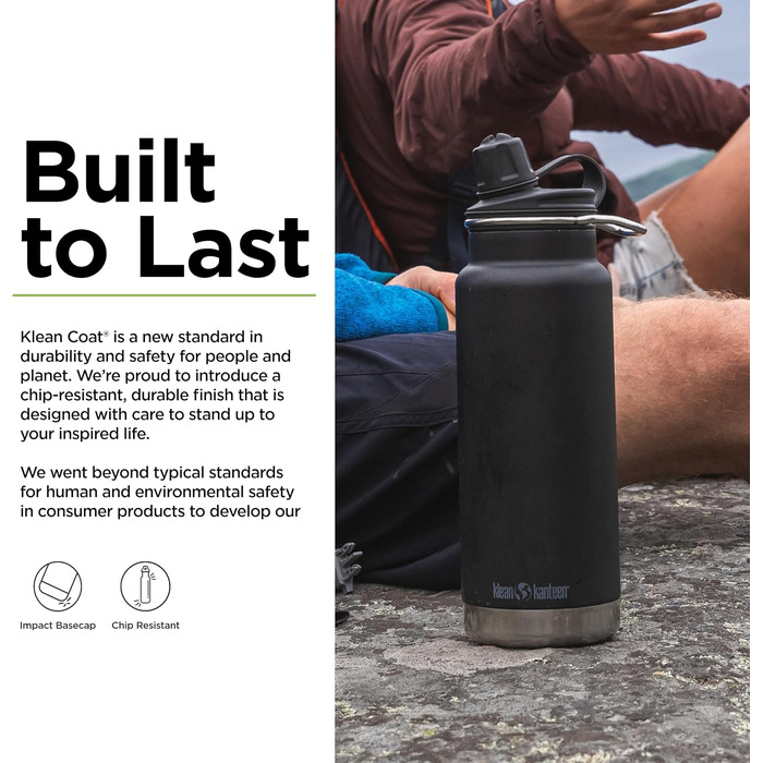 Пляшка для води KleanKanteen Men's TKWide VI, чорна, одна розмір чорна