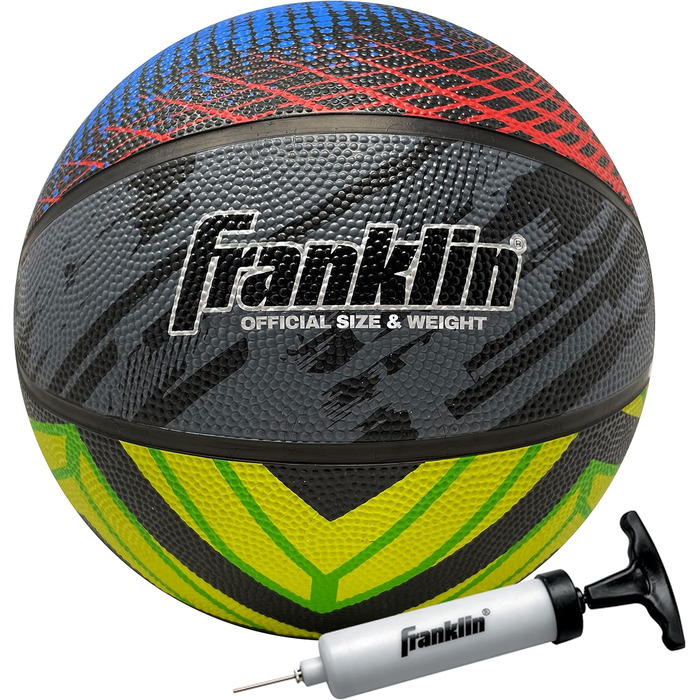 Гумовий баскетбольний м'яч Franklin Sports Grip-Rite 100