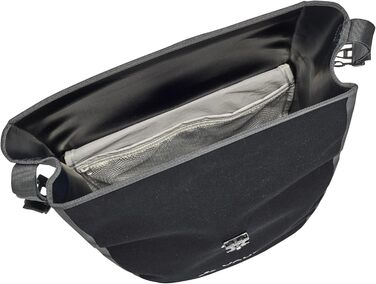 Велосипедна сумка VAUDE Aqua Back Supreme 2x24 л, водонепроникна задня сумка на багажник, міцна та екологічна, чорна, Німеччина