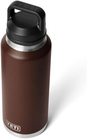Термос-пляшка YETI Rambler 1.4 л з кришкою Chug, коричнева