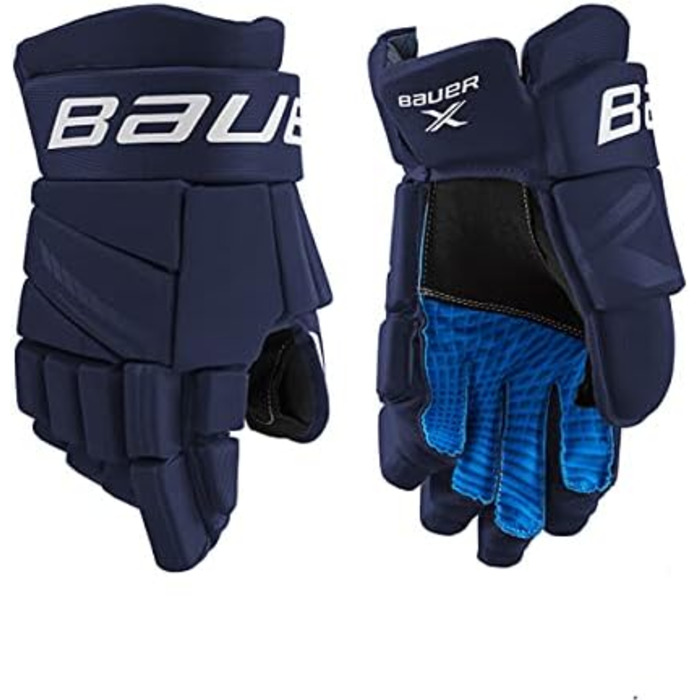 Рукавички для хокею Bauer S21 X Intermediate NAVY12