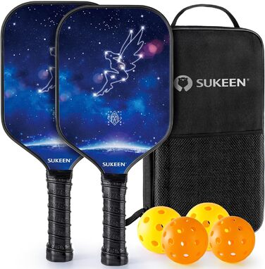 Набір Sukeen Pickleball, 2 шт. Зоряне небо, з сумкою для перенесення