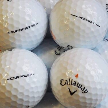 М'ячі для гольфу Callaway Mix/Lakeballs AAA/AA білі, 50 шт.