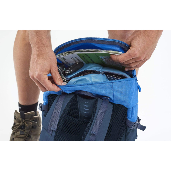 Туристичний рюкзак VAUDE Brenta 30 л оливковий, водостійкий, з дощовиком, для жінок і чоловіків, зручний трекінговий рюкзак з практичними відділеннями